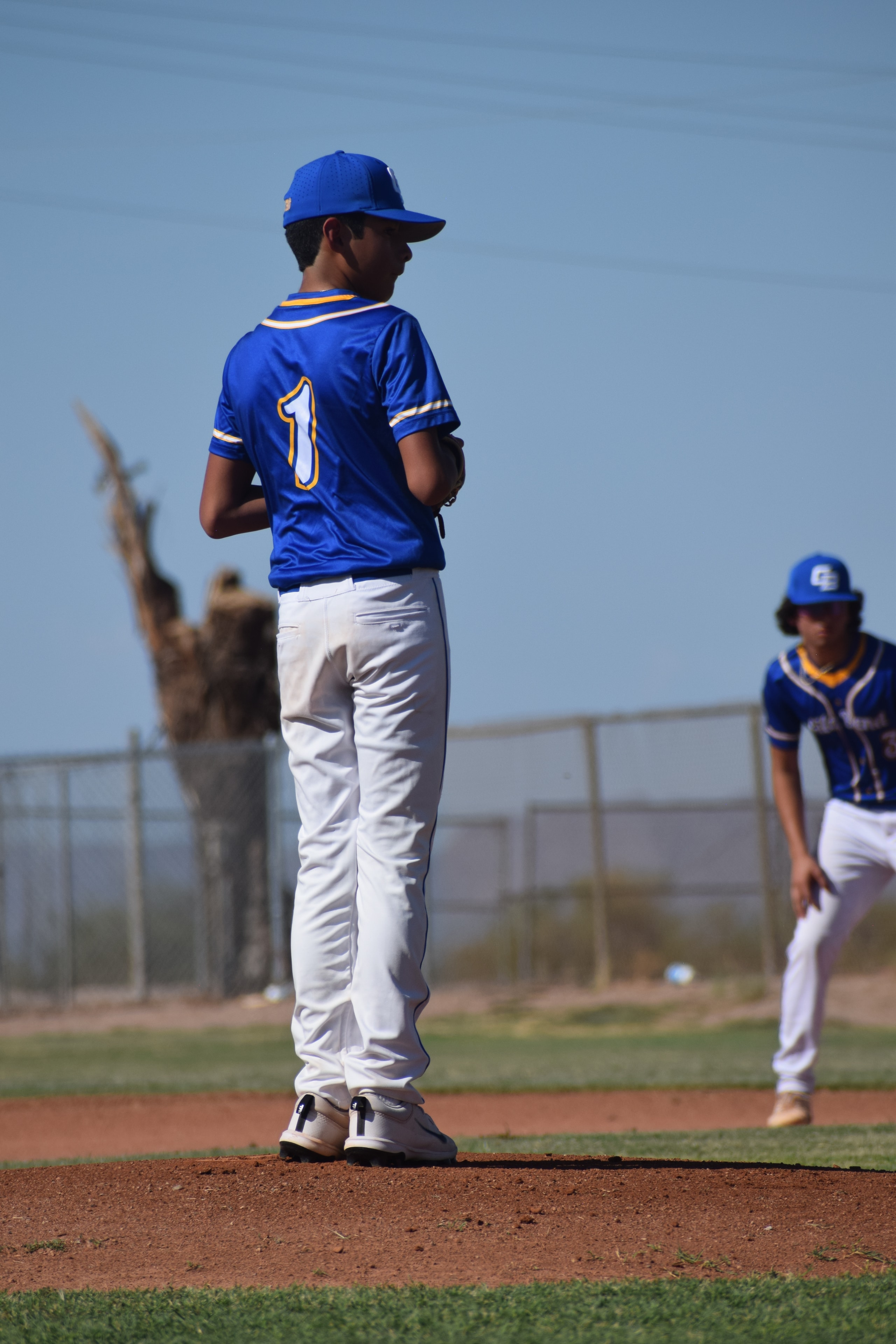 Baseball athlete action shot